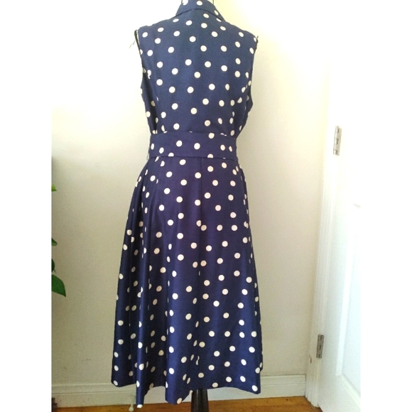 NWT Rockabilly Polka Dot Dress - Picture 4 of 6